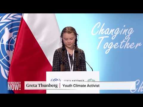 Youtube: Greta Thunberg, 15-jarige klimaatactivist: “De verandering komt, of je dat nu leuk vindt of niet".