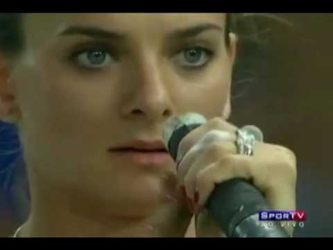 Youtube: Isinbaeva rocks the Russia National Anthem