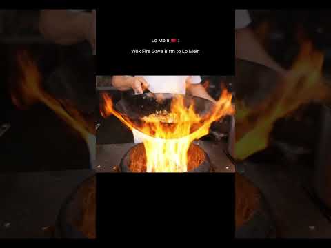 Youtube: Wok Fire Gave Birth to Lo Mein #foodhistory #foodinvention
