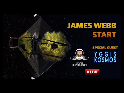 Youtube: James Webb Weltraumteleskop Start - Live mit Andreas von Yggis Kosmos