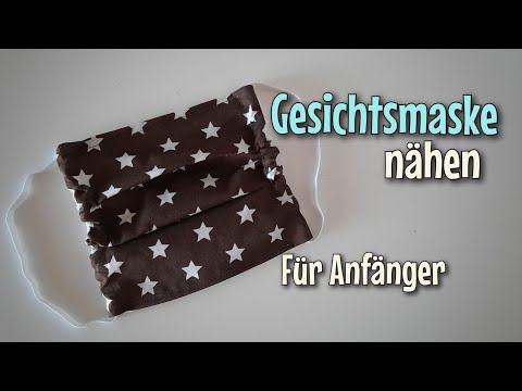 Youtube: Gesichtsmaske nähen - face mask - 缝制护齿 -  Nähtinchen