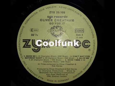 Youtube: Oliver Cheatham - (Can't Wait For) Saturday Night (1988)