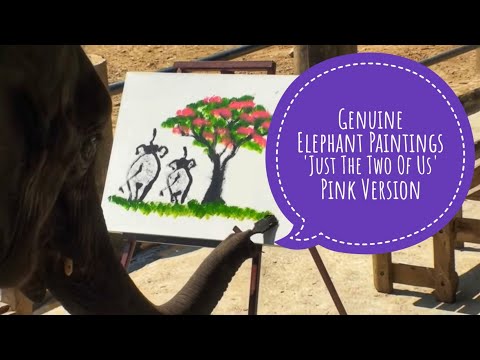 Youtube: Elephants Painting: Genuine elephant Paintings