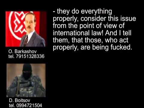 Youtube: Russian Plans to Falsify Referendum in Donetsk, Intercepted Conversation