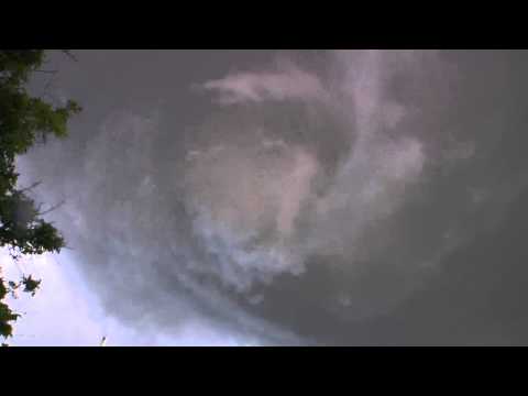 Youtube: Look Straight Up at a Tornado Forming Over My House