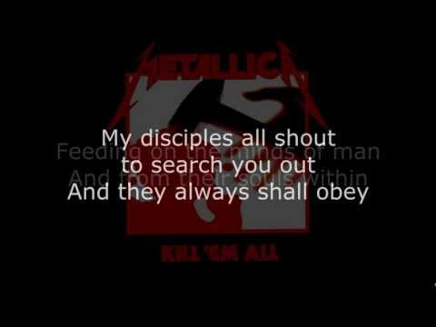 Youtube: Metallica - Jump In The Fire Lyrics (HD)