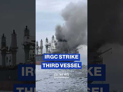 Youtube: IRGC Navy targets third oil tanker in Strait of Hormuz