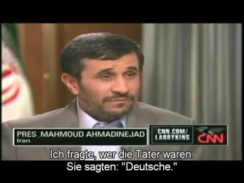 Youtube: Ahmadinedschad zum Holocaust (bei Larry King)
