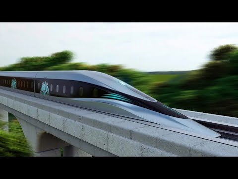 Youtube: Live: A closer look at China's super-fast maglev locomotive