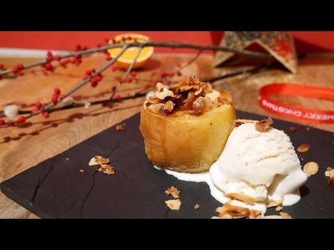 Youtube: Bratapfel mit Marzipan 🍎🎅 Schnell und einfach | Let's Cook