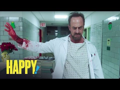 Youtube: HAPPY! | Season 1 Teaser Trailer: Rough Day | SYFY
