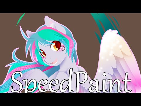 Youtube: MLP Speedpaint - Rainbow Power Rough Draft