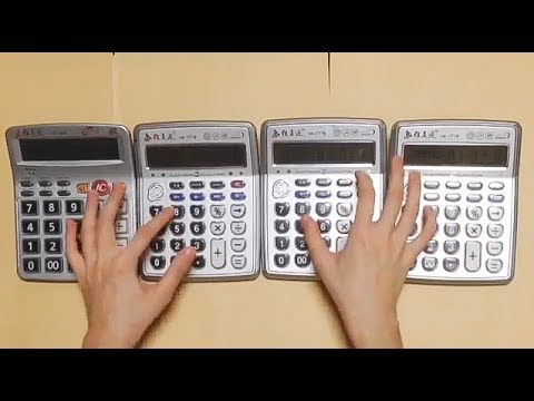 Youtube: Super Mario Theme - played by Four calculators