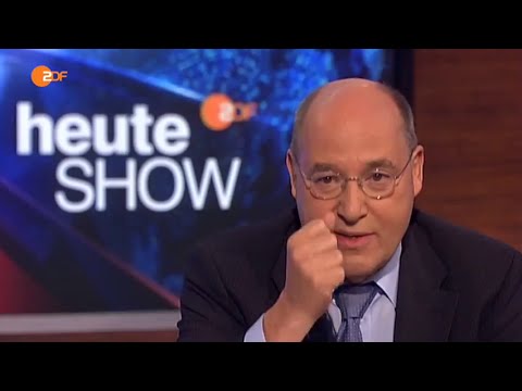 Youtube: Gregor Gysi steht Oliver Welke Rede und Antwort - 02.10.2015 heute show - Bananenrepublik