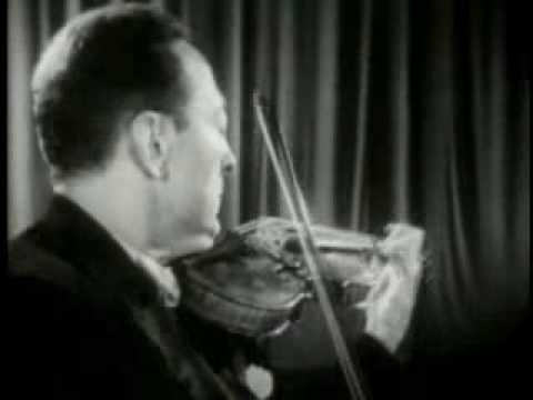 Youtube: Jascha Heifetz plays Paganini Caprice No. 24