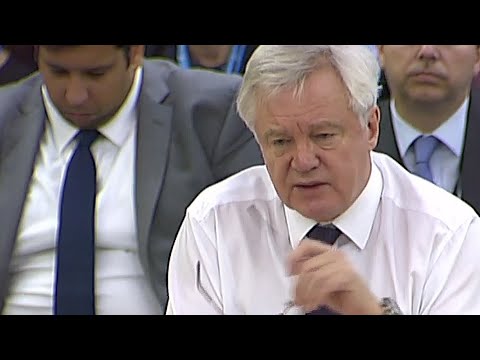 Youtube: David Davis says Brexit impact papers don’t actually exist