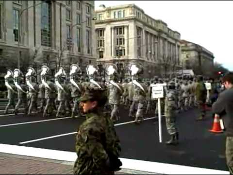 Youtube: U.S. Army Field Band Practices at Inauguration Parade Rehearsal