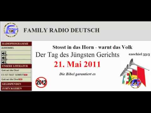 Youtube: Der Tag des Jüngsten Gerichts 21. Mai 2011