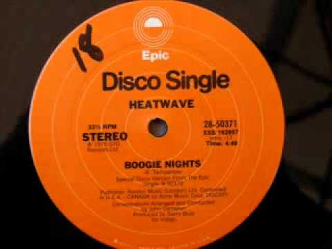 Youtube: 70's disco music - Heatwave - Boogie Nights 1976