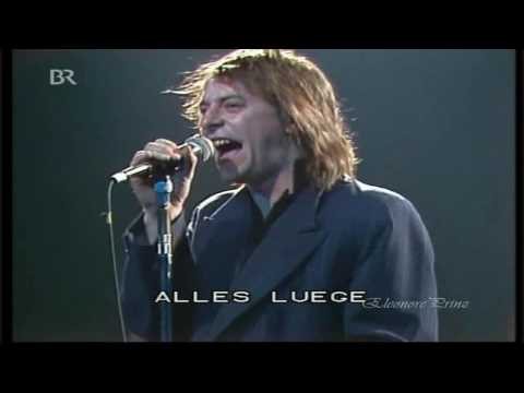 Youtube: Rio Reiser - Alles Lüge (Live aus dem Alabama 1986)