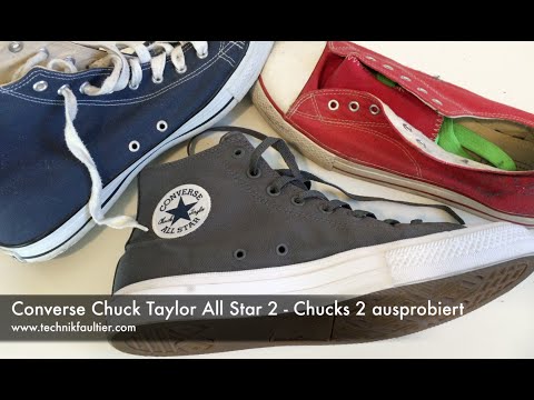 Youtube: Converse Chuck Taylor All Star 2 - Chucks 2 ausprobiert