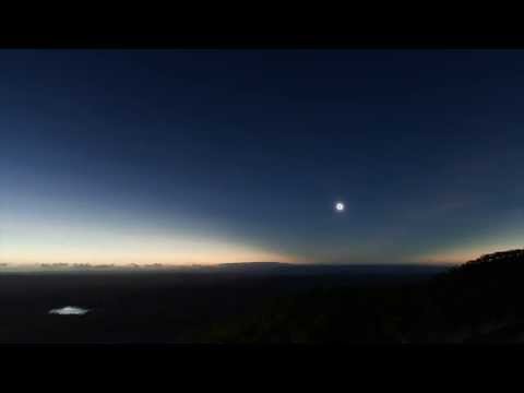 Youtube: The Sweeping Shadow - Total Solar Eclipse, Nov 14 2012,The Granite, FNQ, Australia.