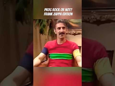 Youtube: Frank Zappa interessiert sich nicht für Prog-Rock-Bands, die nicht Prog genug sind #zappa #thezap...