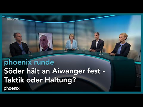 Youtube: phoenixRunde: Söder hält an Aiwanger fest - Taktik oder Haltung?