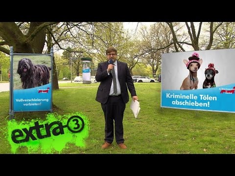 Youtube: Aufmerksamkeit für Dackel (AfD) | extra 3 | NDR