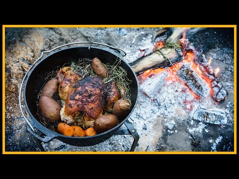 Youtube: 🔥 XXL Huhn im Dutch Oven 🍲 Heuhuhn draußen kochen - Outdoor Bushcraft Deutschland