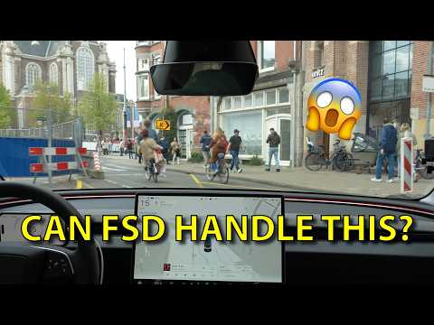 Youtube: I Tested FSD in Amsterdam's busiest streets
