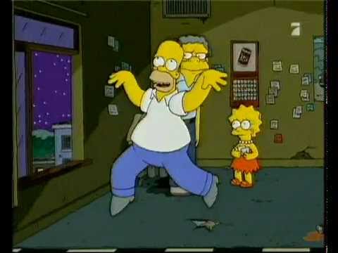 Youtube: Homer stürzt