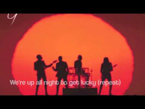 Youtube: Get Lucky - Daft Punk [Lyrics in Screen]