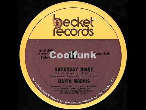 Youtube: David Morris - Saturday Night (12 Inch 1982)