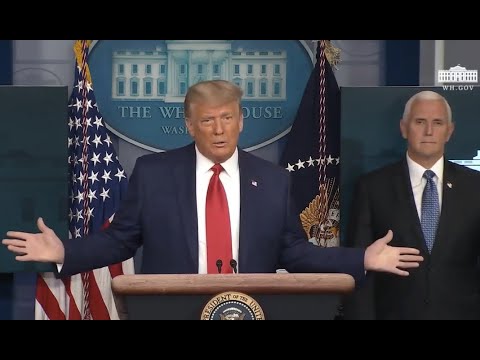 Youtube: Donald Trump Gives Delusional 64-Second Press Conference
