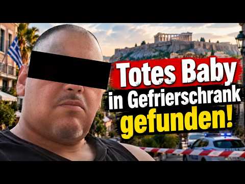 Youtube: Ein totes, mutmaßlich ermordetes Baby einer Deutschen in einem Gefrierfach in Athen gefunden.