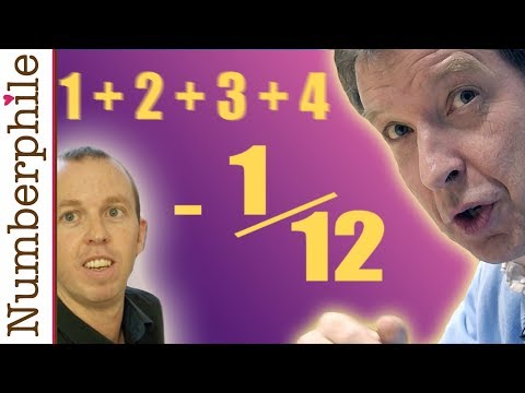 Youtube: ASTOUNDING: 1 + 2 + 3 + 4 + 5 + ... = -1/12