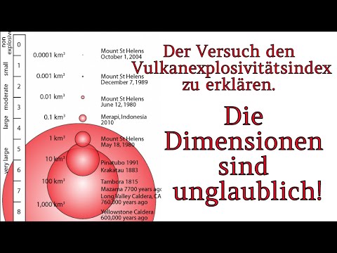 Youtube: Die VEI Skala - Die Dimensionen sind unglaublich. Der Vulkanexplosivitätsindex. ! Krass