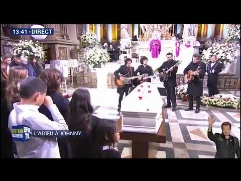 Youtube: Les musiciens de Johnny Hallyday reprennent "Je Te Promets" dans l'église de la Madeleine