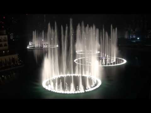 Youtube: Burj Dubai Khalifa Fountain 'Time to Say Goodbye'