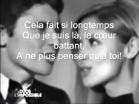 Youtube: Lara Fabian & Sacha Distel - Ces mots stupides. LYRICS