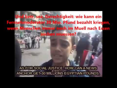 Youtube: Interview mit aegyptischen Jungen zur Revolution