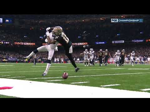 Youtube: Las Angeles Rams vs New Orleans Saints (2019)-Saints ROBBED by MISSED PASS INTERFERENCE CALL