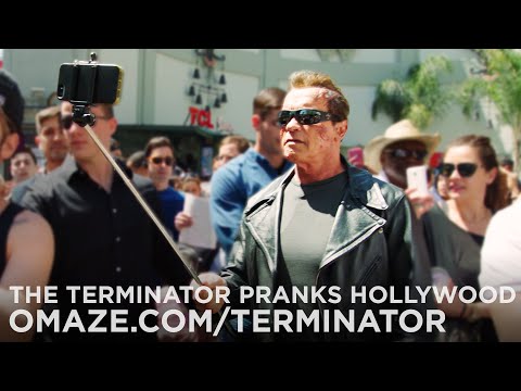 Youtube: Arnold Pranks Fans as the Terminator...for Charity