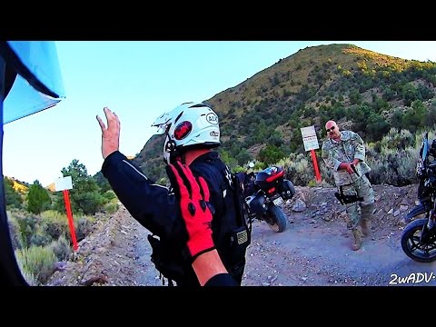 Youtube: HELD AT GUNPOINT BY CAMO-DUDES @ AREA 51 SECRET BACK GATE!! 2wADV