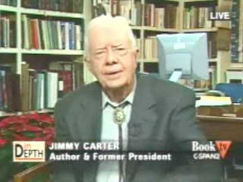 Youtube: President Carter talks about AIPAC and Israel on C-SPAN