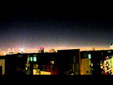 Youtube: Breaking news! UFO SIGHTING in HOLLYWOOD PT 2 7/8/2012