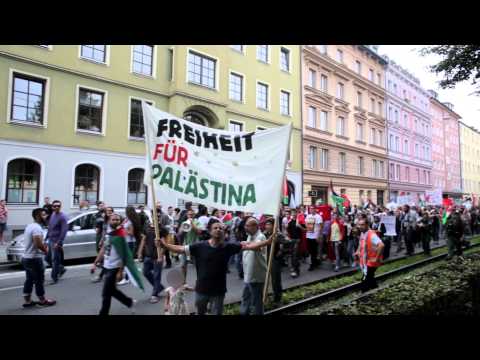 Youtube: Als sie uns für Juden hielten... Attacken bei 'Free Gaza' - Demonstration in München