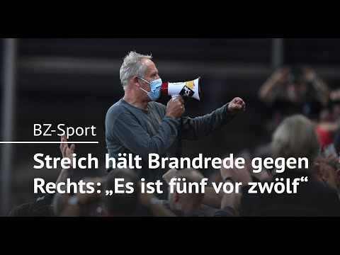 Youtube: SC-Freiburg-Trainer Christian Streich hält Brandrede gegen Rechts: "Es ist fünf vor zwölf"