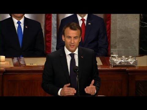Youtube: France's Macron delivers speech to US Congress